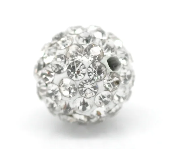 Clear Pave Rhinestone Ball Beads. Fits Pave Bracelet 10mm(3/8"), sold per packet of 2 (B16499)
Clear Pave Rhinestone Ball Beads. Fits Pave Bracelet 10mm(3/8"), sold per packet of 2 (B16499)