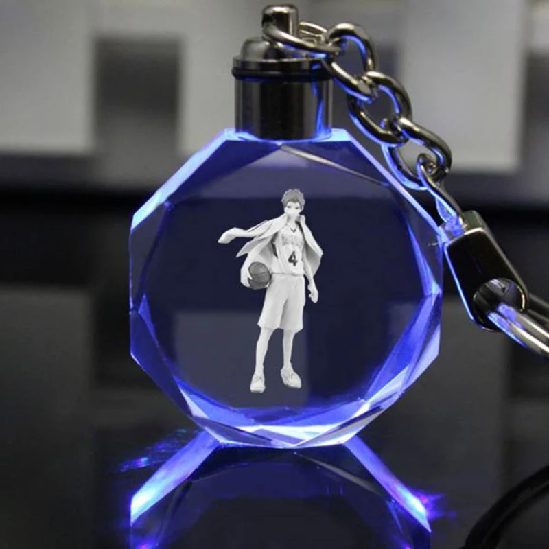 1 Pc Cute Cartoon Kuroko No Basket Crystal Keychain Colorful Led Keyring Pendant Luminous Toy
1 Pc Cute Cartoon Kuroko No Basket Crystal Keychain Colorful Led Keyring Pendant Luminous Toy