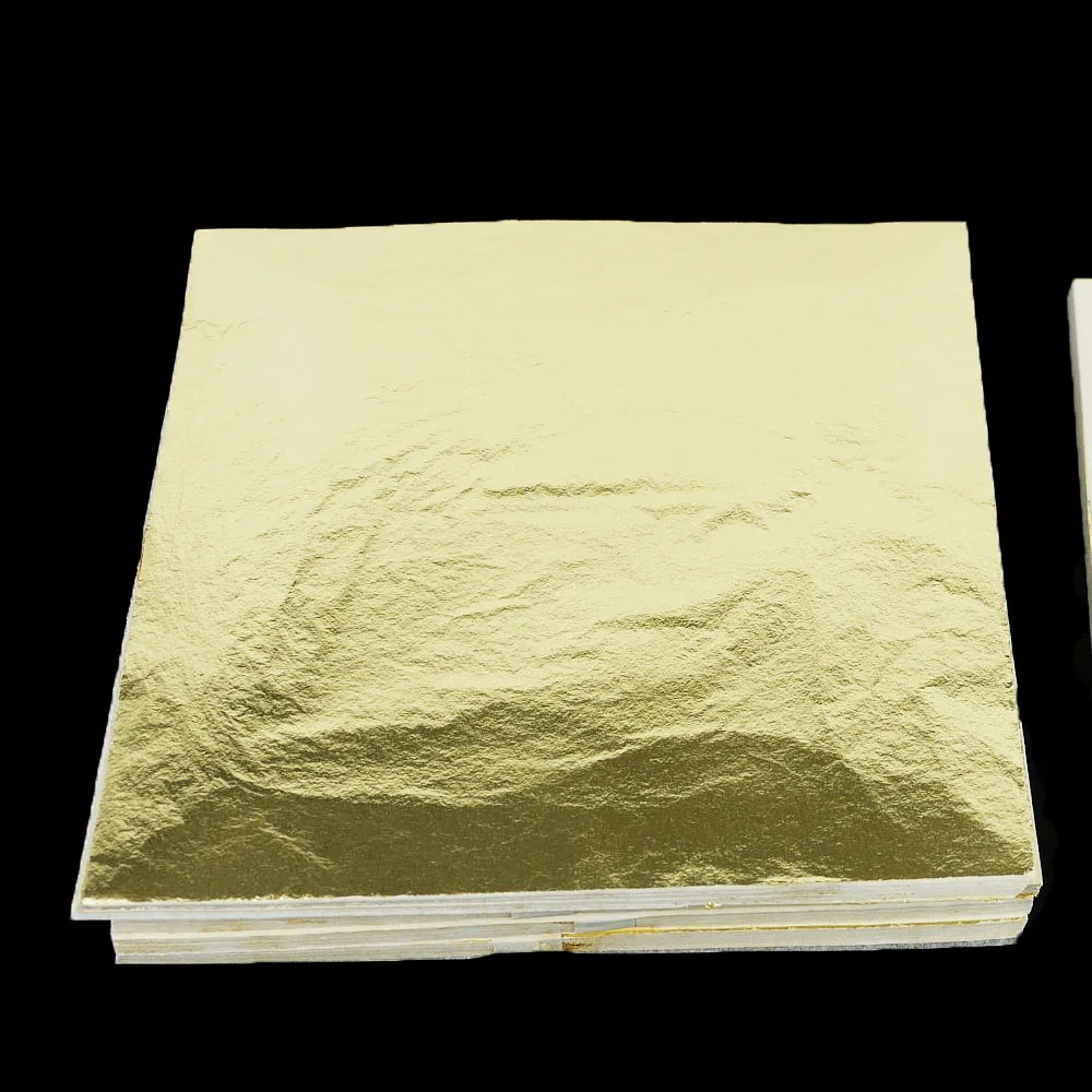 Gold Silver Copper Imitation Foil - Decor Metal Leaf Decoration Foil Golden Leaf Cover Leaf Sheets 16x16 cm 100 sheets per pack
Gold Silver Copper Imitation Foil - Decor Metal Leaf Decoration Foil Golden Leaf Cover Leaf Sheets 16x16 cm 100 sheets per pack