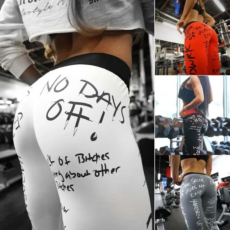 Slim Fitness Leggings Letter Print Leggings Women High Waist Elastic Workout Leggings for Gym Sport Running New
Slim Fitness Leggings Letter Print Leggings Women High Waist Elastic Workout Leggings for Gym Sport Running New