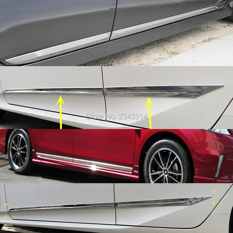 For Toyota Prius 2017 ABS Chrome Car Side Body Molding Trim Sticker Cover Decoration Trim Protector Car Styling Accessories 4PC
For Toyota Prius 2017 ABS Chrome Car Side Body Molding Trim Sticker Cover Decoration Trim Protector Car Styling Accessories 4PC