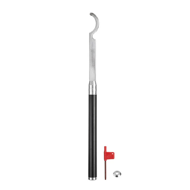 Hollower Wood Turning Tool Hook Style with Wood Carbide Inserts and Alumumin Alloy Handle For Metal Working Lathe High Quality
Hollower Wood Turning Tool Hook Style with Wood Carbide Inserts and Alumumin Alloy Handle For Metal Working Lathe High Quality