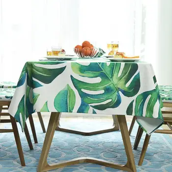 Cotton Table Cloth Printed Tropical Leaves Decorative Table Cloth Cotton Linen Tablecloth Dining Table Cover For Home Decor
Cotton Table Cloth Printed Tropical Leaves Decorative Table Cloth Cotton Linen Tablecloth Dining Table Cover For Home Decor