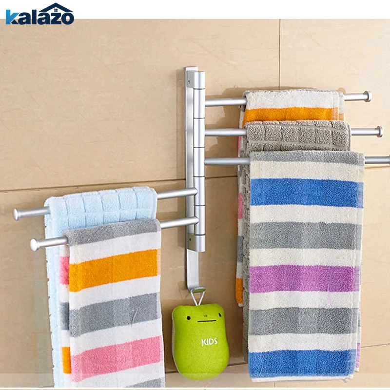 2/3/4/5 Rods Towel Bar Rotating Towel Rack Bathroom Kitchen Wall-mounted Towel Polished Rack Holder Hardware Accessory
2/3/4/5 Rods Towel Bar Rotating Towel Rack Bathroom Kitchen Wall-mounted Towel Polished Rack Holder Hardware Accessory