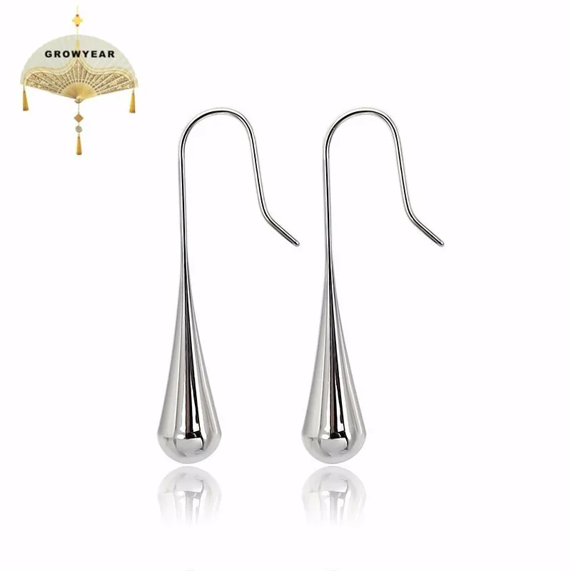 Fashion Water Drop Shape Simple Style Earrings Silver color Earings Earrings For Women Long Earring Fashion Jewelry
Fashion Water Drop Shape Simple Style Earrings Silver color Earings Earrings For Women Long Earring Fashion Jewelry