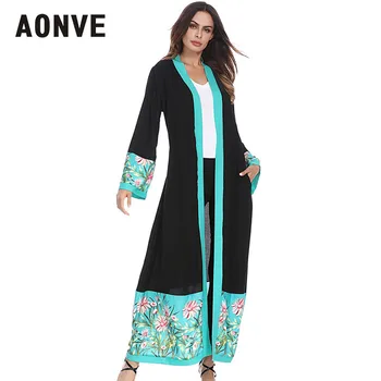 Aonve Muslim Turkish Women Kaftan Flower Print Islam Opne Abaya Patchwork Kawaii Caftan Robe Musulman M-2XL
Aonve Muslim Turkish Women Kaftan Flower Print Islam Opne Abaya Patchwork Kawaii Caftan Robe Musulman M-2XL