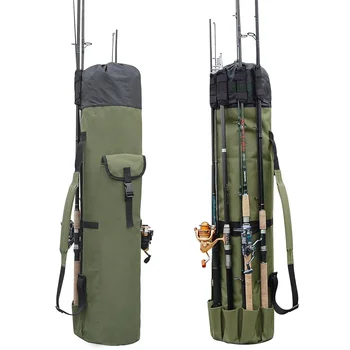 New Fishing Bags Portable Multifunction Nylon Fishing Rod Storage Case Canvas Reel Organizer Travel Carry Pole Tools Bag 
New Fishing Bags Portable Multifunction Nylon Fishing Rod Storage Case Canvas Reel Organizer Travel Carry Pole Tools Bag