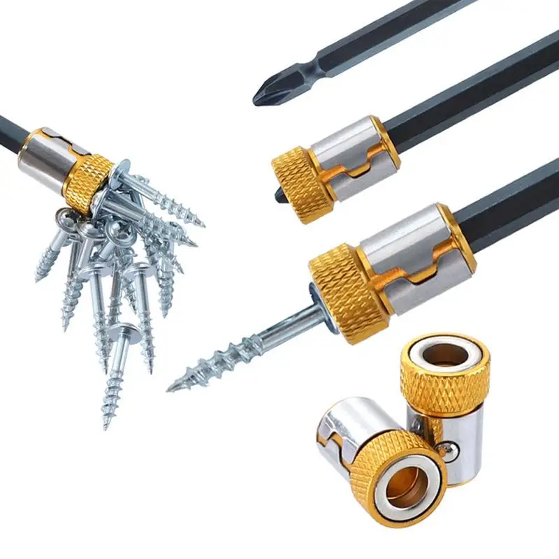 Screwdriver Magnetic Ring Strong Magnetizer 1/4" 6.35mm Electric Screwdriver Bits Accessories Screw Pick Up Tools
Screwdriver Magnetic Ring Strong Magnetizer 1/4" 6.35mm Electric Screwdriver Bits Accessories Screw Pick Up Tools