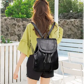 Hirigin 2019 New Style Solid Fashion Women Backpack Travel Zipper Tassel Bag Girls Ladies PU Leather Rucksack
Hirigin 2019 New Style Solid Fashion Women Backpack Travel Zipper Tassel Bag Girls Ladies PU Leather Rucksack