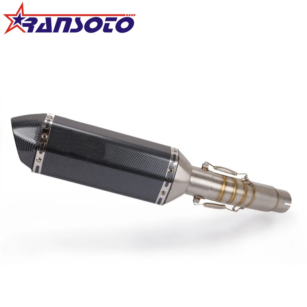 RANSOTO Motorcycle Exhaust System Middle Pipe Link Pipe with Muffler Slip On For Suzuki GSR750 GSR 750 2011-2018 Slip-On
RANSOTO Motorcycle Exhaust System Middle Pipe Link Pipe with Muffler Slip On For Suzuki GSR750 GSR 750 2011-2018 Slip-On