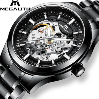 MEGALITH Fashion Mens Watches Top Brand Luxury Stainless Steel Mechanical Automatic Watches Business Waterproof Watches For Man
MEGALITH Fashion Mens Watches Top Brand Luxury Stainless Steel Mechanical Automatic Watches Business Waterproof Watches For Man