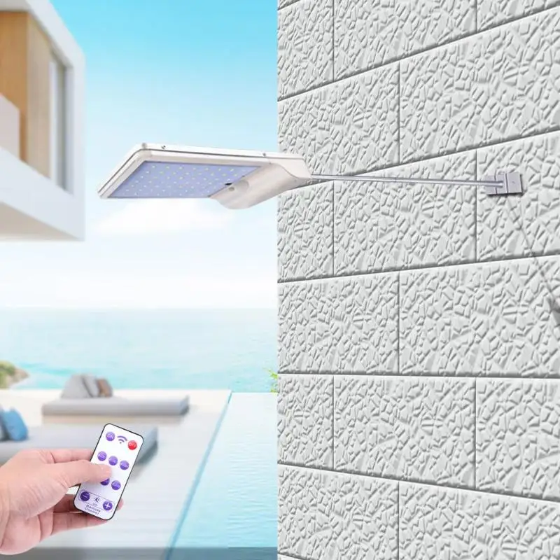 6 Modes 56 LED Outdoor Solar Lamps Remote Control Aluminium Solar Wall Light Motion Sensor Waterproof Garden Street Lamp
6 Modes 56 LED Outdoor Solar Lamps Remote Control Aluminium Solar Wall Light Motion Sensor Waterproof Garden Street Lamp