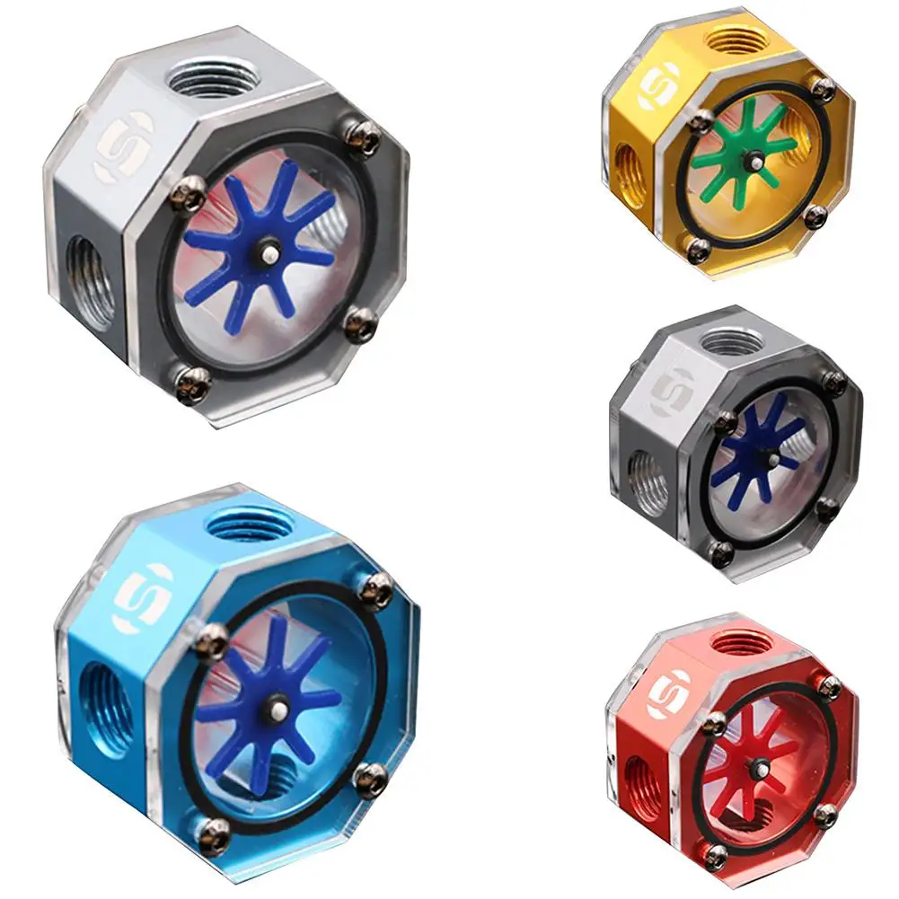 2019 New Octagon Aluminum Acrylic PC Liquid Cooling Water Tank Water-cooling Flow Meter Cooler For Desktop Water Cooling System
2019 New Octagon Aluminum Acrylic PC Liquid Cooling Water Tank Water-cooling Flow Meter Cooler For Desktop Water Cooling System