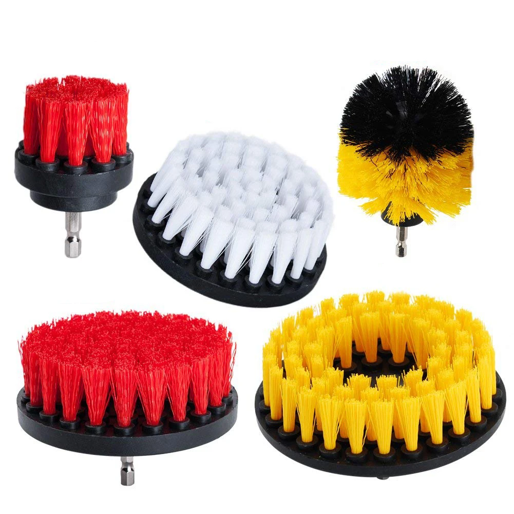 New Cleaning Brushes 5PCS/Set Drill Brush Soft Medium Scrub Attachments Cleaning Kit for Leather Seats Cleaning Brush Tools
New Cleaning Brushes 5PCS/Set Drill Brush Soft Medium Scrub Attachments Cleaning Kit for Leather Seats Cleaning Brush Tools