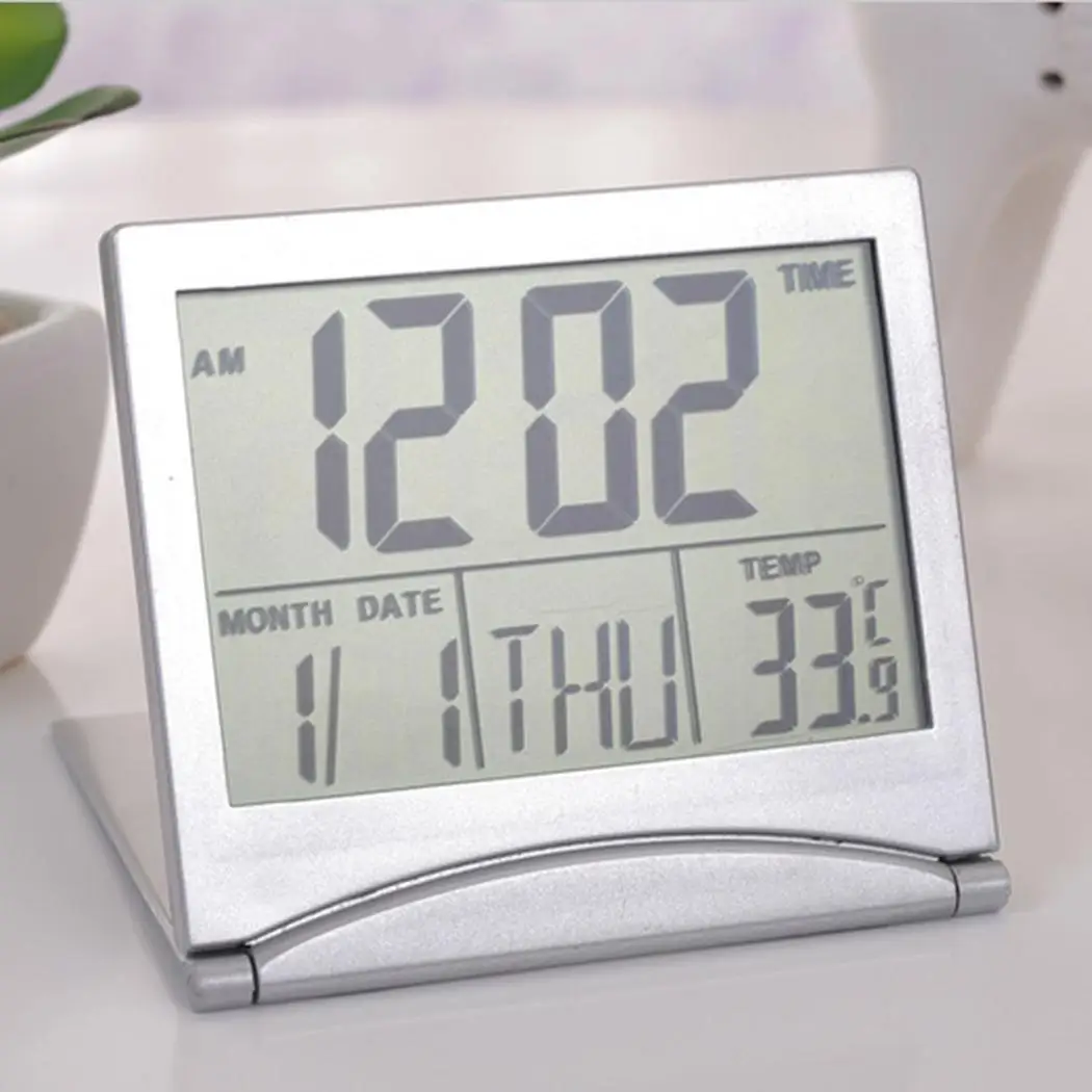 Electronic Alarm Clock LCD Thermometer Hygrometer Humidity 1 x Button Battery (Included) Rectangle Timer
Electronic Alarm Clock LCD Thermometer Hygrometer Humidity 1 x Button Battery (Included) Rectangle Timer