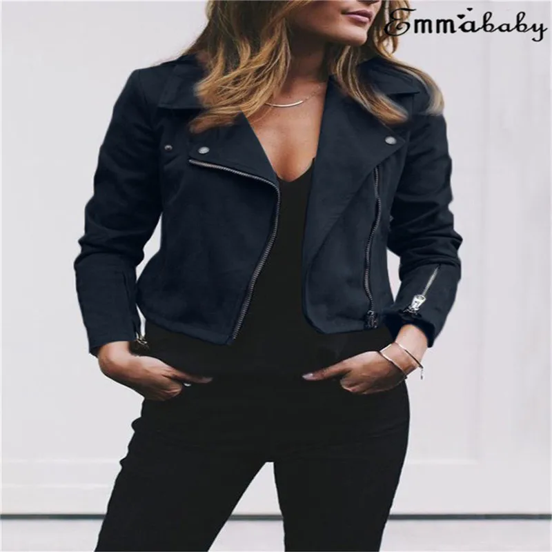 Spring Trendy Women Coat Long sleeve turn-down collar slim Outwear one pieces Zipper Black Casual Polyester
Spring Trendy Women Coat Long sleeve turn-down collar slim Outwear one pieces Zipper Black Casual Polyester