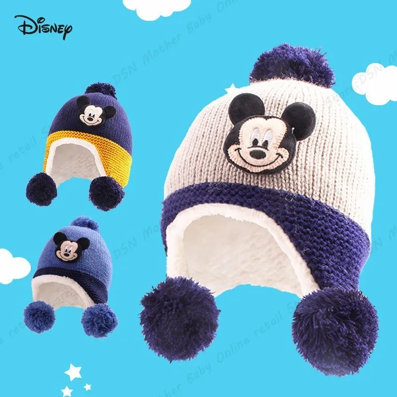 Disney Children Mickey Mouse Cap Fashion Cartoon Kids Baseball Hat Winter Outdoor Warm Cotton Adjustable Breathable With Pompons
Disney Children Mickey Mouse Cap Fashion Cartoon Kids Baseball Hat Winter Outdoor Warm Cotton Adjustable Breathable With Pompons