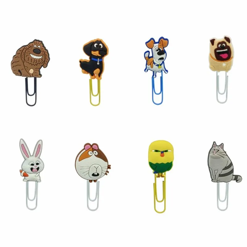 8pcs/Set The Secret Life of Pets Cartoon Animals Bookmarks for Kids Stationery PVC Paper Clips at School Office Best Gift
8pcs/Set The Secret Life of Pets Cartoon Animals Bookmarks for Kids Stationery PVC Paper Clips at School Office Best Gift