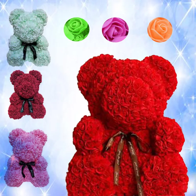 Valentine's Romantice 9/15/20/35cm Foam Rose Bear Mold PE Artificial Flower Roses Teddi Bear Accessories for Wedding Party Gift
Valentine's Romantice 9/15/20/35cm Foam Rose Bear Mold PE Artificial Flower Roses Teddi Bear Accessories for Wedding Party Gift