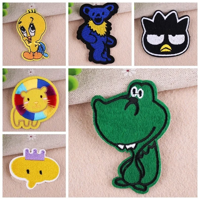 Animal Patches Iron On Stickers Tiger Yellow Duck Appliques DIY Embroidered Decor Clothes Stickers An Bear Lion Badges Parches
Animal Patches Iron On Stickers Tiger Yellow Duck Appliques DIY Embroidered Decor Clothes Stickers An Bear Lion Badges Parches