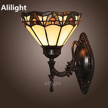 Hand Made LED Wall Lamps Vintage Tiffany Stytle Wall Lights Stained Glass Sconce for Home Indoor Hallway Porch Lighting Fixtures
Hand Made LED Wall Lamps Vintage Tiffany Stytle Wall Lights Stained Glass Sconce for Home Indoor Hallway Porch Lighting Fixtures