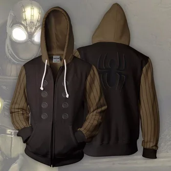 2019 new Spider-MaSpider-Man Noir 3D Printed Hoodies Casual Spider-Man Noir Zip Up Hoodie hooded hip hop tops
2019 new Spider-MaSpider-Man Noir 3D Printed Hoodies Casual Spider-Man Noir Zip Up Hoodie hooded hip hop tops