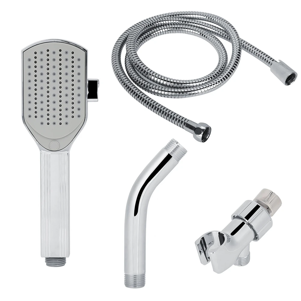 1Set ABS Chromed Shower Head Lightweight Durable Water-saving Hand-held Hand Comb shower head Bathroom Accessories High Quality
1Set ABS Chromed Shower Head Lightweight Durable Water-saving Hand-held Hand Comb shower head Bathroom Accessories High Quality