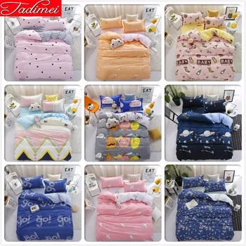 150x200 180x220 200x230 220x240 Duvet Cover 3/4 Pcs Bedding Set Adult Kid Soft Cotton Bed Linen Single Twin Full Queen King Size
150x200 180x220 200x230 220x240 Duvet Cover 3/4 Pcs Bedding Set Adult Kid Soft Cotton Bed Linen Single Twin Full Queen King Size