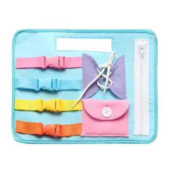 Blue Kids Dress Teaching Board Zip Button Lace Up Montessori Early Education Toy for Children Gifts
Blue Kids Dress Teaching Board Zip Button Lace Up Montessori Early Education Toy for Children Gifts