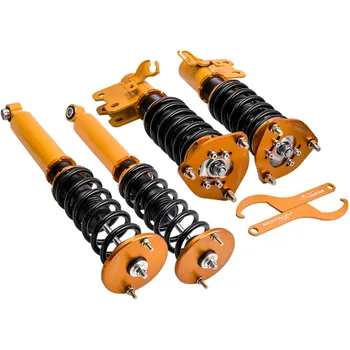 Coilover Suspension For Nissan S14 200SX 240SX Silvia Adjustable Height Shock Absorber Strut Coilovers 
Coilover Suspension For Nissan S14 200SX 240SX Silvia Adjustable Height Shock Absorber Strut Coilovers