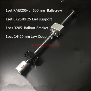 Cnc Router Parts Cnc Rolled Rm3205 L 600mm Ball Screw + Sfu3205 Ballnut Bk25 Bf25 End Support 3205 Mount +14x20mm Jaw Coupling
Cnc Router Parts Cnc Rolled Rm3205 L 600mm Ball Screw + Sfu3205 Ballnut Bk25 Bf25 End Support 3205 Mount +14x20mm Jaw Coupling