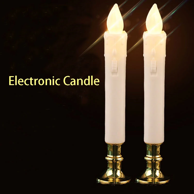2Pcs/set Electric Flameless Led Candles Lights with Battery Environmental Simulation Candles Lamp Wedding Birthday Party
2Pcs/set Electric Flameless Led Candles Lights with Battery Environmental Simulation Candles Lamp Wedding Birthday Party