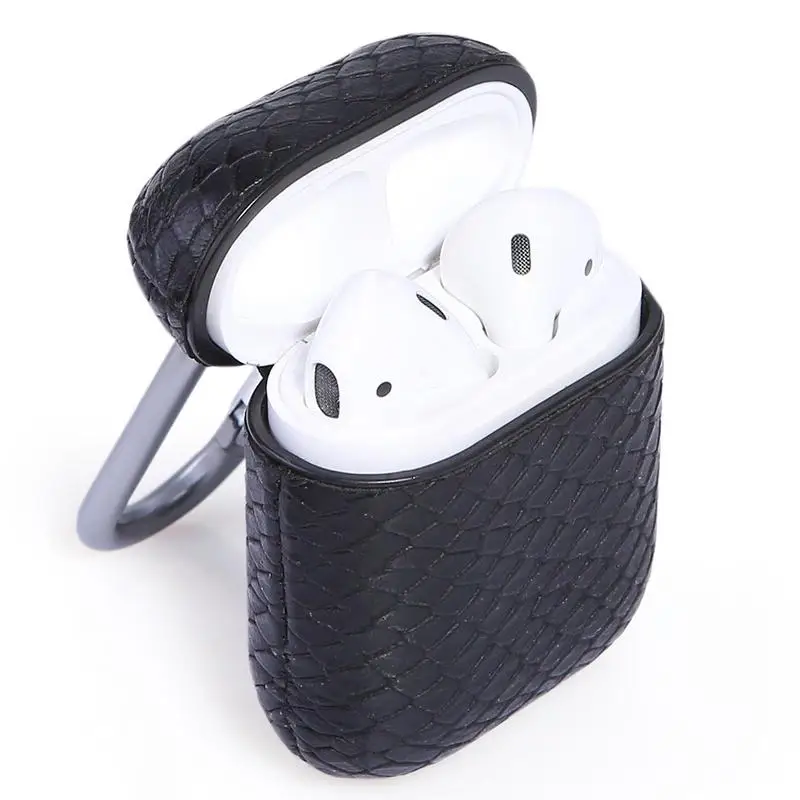 Для Air Pods чехол для наушников кожаный беспроводной Bluetooth ящик хранения крышка