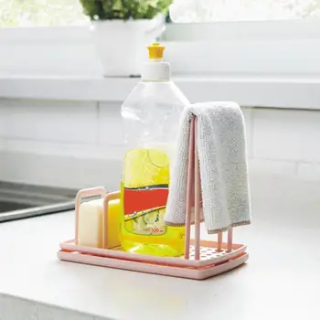 Punch-free countertop storage rack Kitchen rag hanger Sink dishcloth sponge drain rack pool rack 
Punch-free countertop storage rack Kitchen rag hanger Sink dishcloth sponge drain rack pool rack