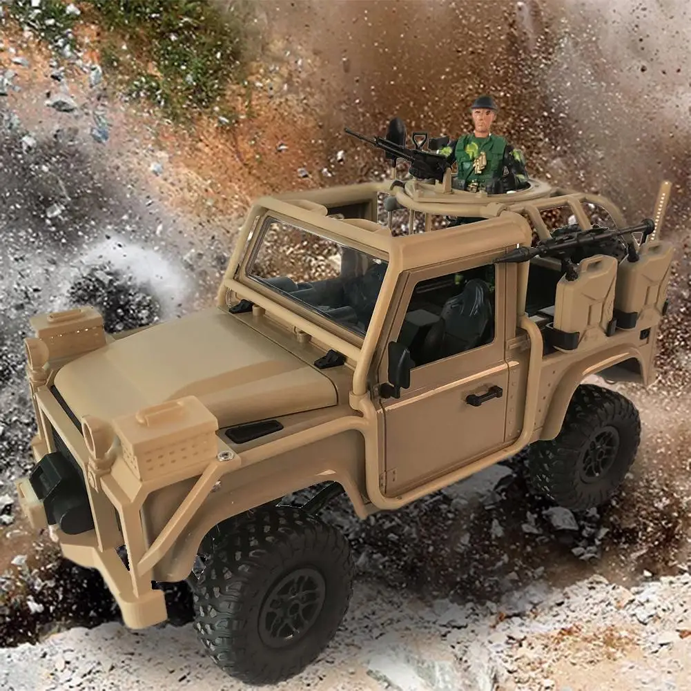 1:12 RC Car 2.4G 4WD Convertible Jeep Remote Control Light 4-Wheel Drive Off-Road SUV Military Climb Toy For Kids Toy
1:12 RC Car 2.4G 4WD Convertible Jeep Remote Control Light 4-Wheel Drive Off-Road SUV Military Climb Toy For Kids Toy