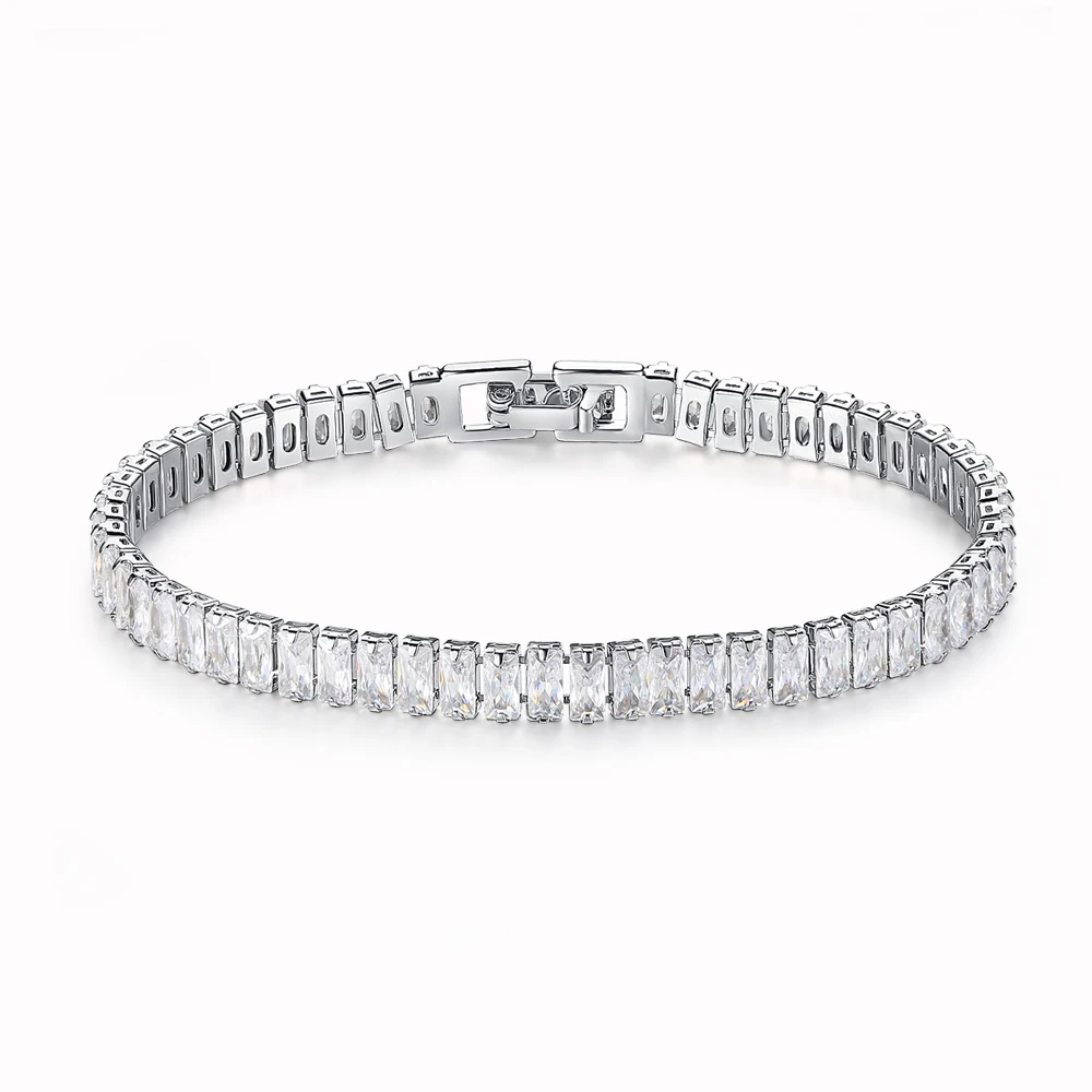 Hot square zircon bracelet simple female jewelry men send ladies gifts | Украшения и аксессуары