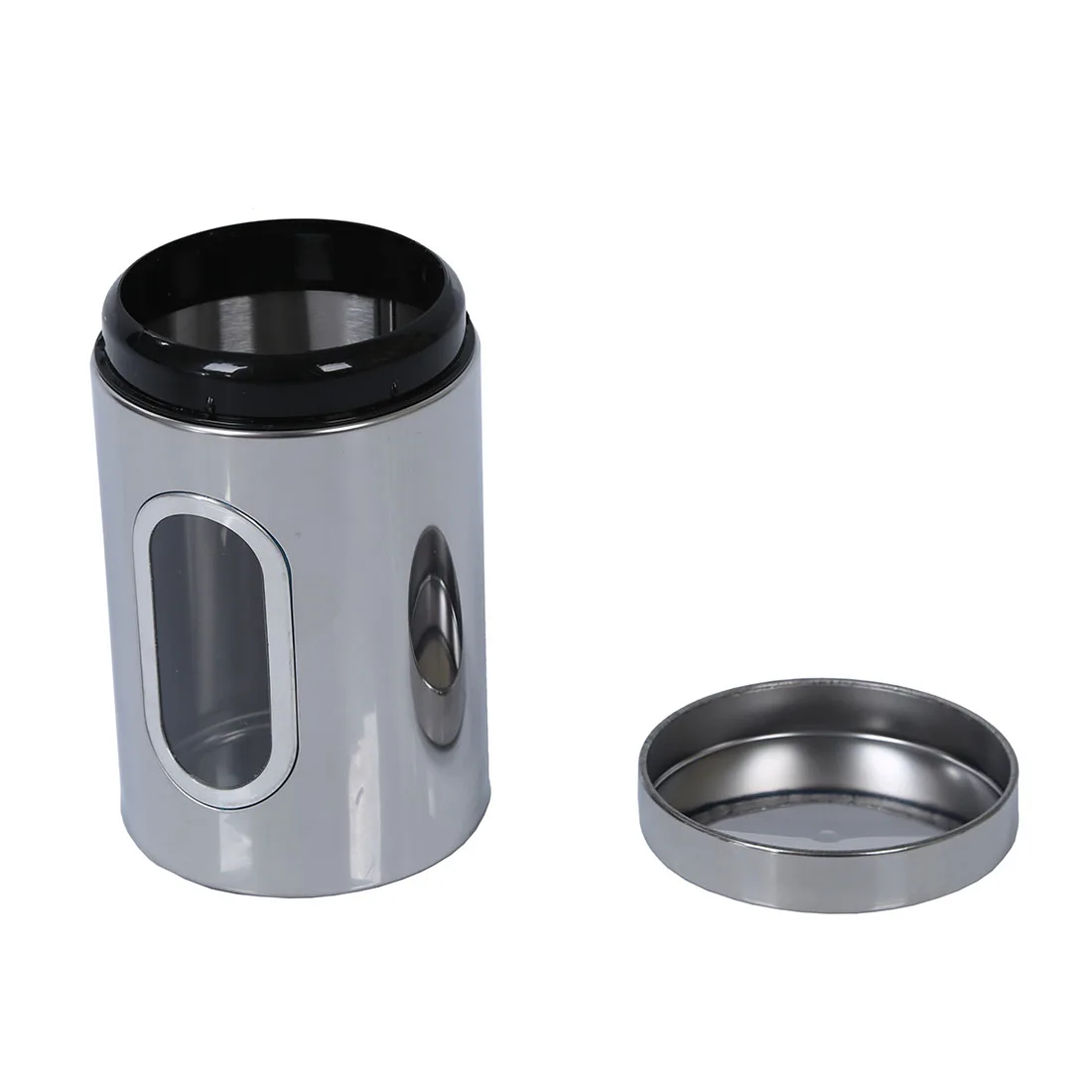 SOFT-3pcs Stainless Steel Window Canister Tea Coffee Sugar Nuts Jar Storage Set silver
SOFT-3pcs Stainless Steel Window Canister Tea Coffee Sugar Nuts Jar Storage Set silver