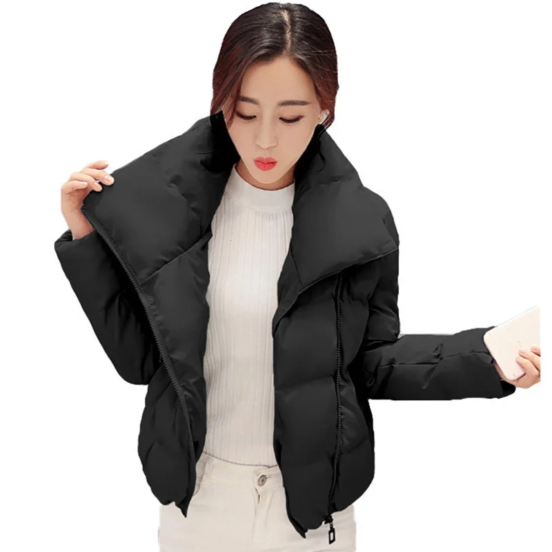 Fashion Cotton Winter Women Jacket Mujer Asymmetric Wadded Stand Collar Short Coat Girls Slim Oblique Zipper Padded Parkas PJ44
Fashion Cotton Winter Women Jacket Mujer Asymmetric Wadded Stand Collar Short Coat Girls Slim Oblique Zipper Padded Parkas PJ44