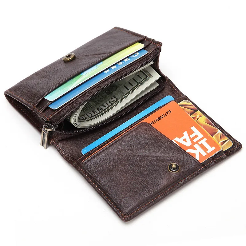 100% Genuine Leather Wallet Men Wallet Coin Purse Zipper Small Money Pocket Man Card Holders Clutch Wallet Handbag Porte Monnaie
100% Genuine Leather Wallet Men Wallet Coin Purse Zipper Small Money Pocket Man Card Holders Clutch Wallet Handbag Porte Monnaie