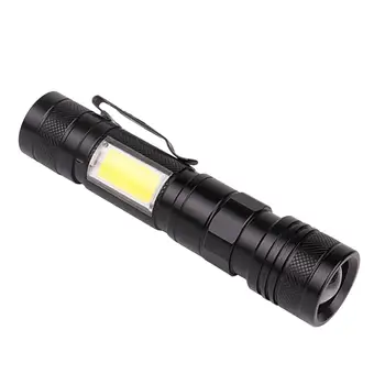 Aluminum Alloy LED Flashlight Light Torch Lamp Built-in Battery Outdoor Accessorie
Aluminum Alloy LED Flashlight Light Torch Lamp Built-in Battery Outdoor Accessorie