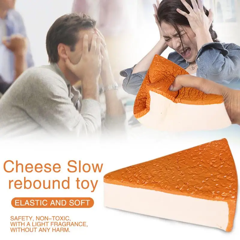 Simulation Cheese PU Slow Rising Squishy Triangle Cheese Cake Squishie Bun Food Decompression Relieve Stress Anxiety Toy
Simulation Cheese PU Slow Rising Squishy Triangle Cheese Cake Squishie Bun Food Decompression Relieve Stress Anxiety Toy