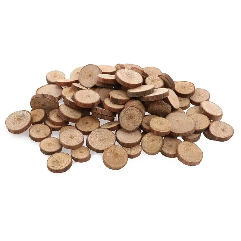 OULII 100pcs 1.5-3CM Wood Log Slices Discs for DIY Crafts Wedding Centerpieces (Wood Color)
OULII 100pcs 1.5-3CM Wood Log Slices Discs for DIY Crafts Wedding Centerpieces (Wood Color)