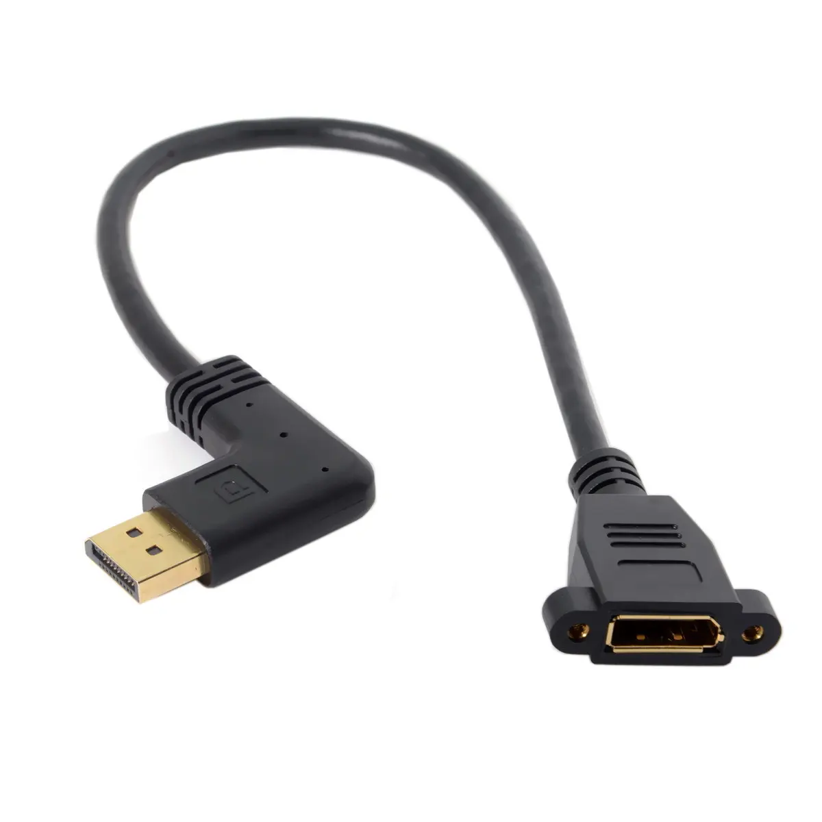 CYDZ DisplayPort Display Port Male to Female 90 Degree Left Down Angled Extension Cable
CYDZ DisplayPort Display Port Male to Female 90 Degree Left Down Angled Extension Cable