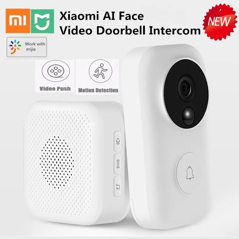 2019 Xiaomi AI Face Identification 720P IR NightVision Video Doorbell Motion Detection SMS Push WiFi Intercom Free Cloud Storage
2019 Xiaomi AI Face Identification 720P IR NightVision Video Doorbell Motion Detection SMS Push WiFi Intercom Free Cloud Storage