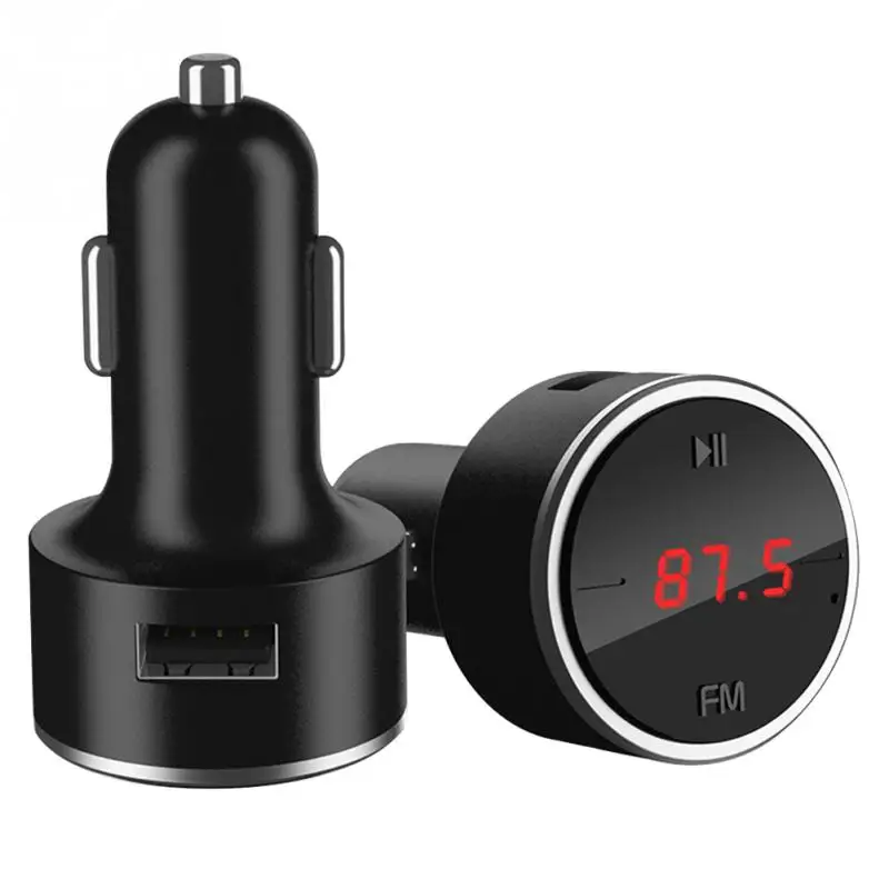 

Bluetooth Car Kit Music Player Rotatable MP3 FM Transmitter Modulator 3.1A Dual USB Car Charger Support U Disk Play & Voltmeter