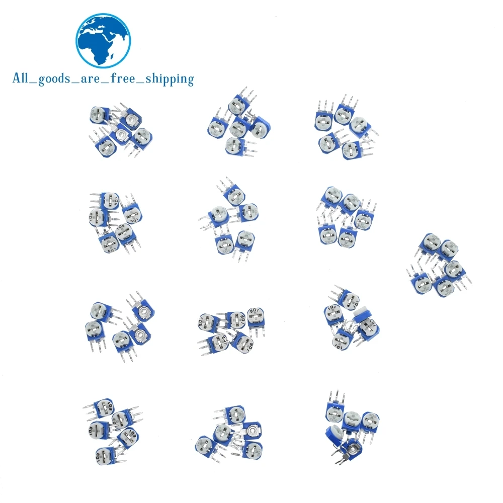 10pcs Rm063 Rm-063 100 200 500 1k 2k 5k 10k 20k 50k 100k 200k 500k 1m Ohm Trimpot Trimmer Potentiometer Variable Resistor
10pcs Rm063 Rm-063 100 200 500 1k 2k 5k 10k 20k 50k 100k 200k 500k 1m Ohm Trimpot Trimmer Potentiometer Variable Resistor