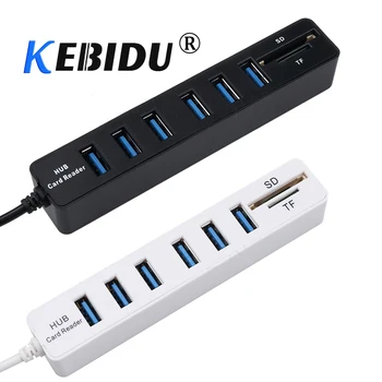 Kebidu 6 Ports USB Hub Combo 3 Ports Multi USB2.0 Splitter Hub Micro Card Reader SD/TF High Speed for PC Computer Accessories
Kebidu 6 Ports USB Hub Combo 3 Ports Multi USB2.0 Splitter Hub Micro Card Reader SD/TF High Speed for PC Computer Accessories