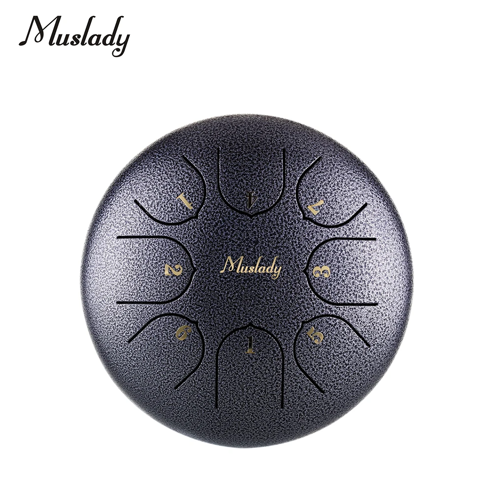 Muslady 6 Inch Tongue Drum C Key 8 Tones Mini Steel Tongue Drum Percussion Instrument Hand Pan Drum with Drum Mallets Carry Bag
Muslady 6 Inch Tongue Drum C Key 8 Tones Mini Steel Tongue Drum Percussion Instrument Hand Pan Drum with Drum Mallets Carry Bag