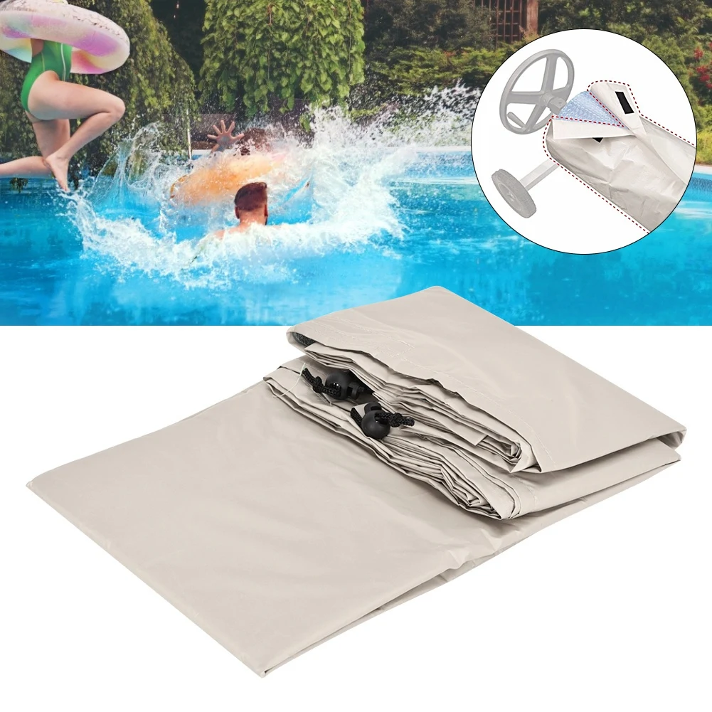 Pool Roll Cover Beige Open Air Swimming Pool Roll Cover Waterproof Protector for Outdoor Heavy Duty Garden
Pool Roll Cover Beige Open Air Swimming Pool Roll Cover Waterproof Protector for Outdoor Heavy Duty Garden