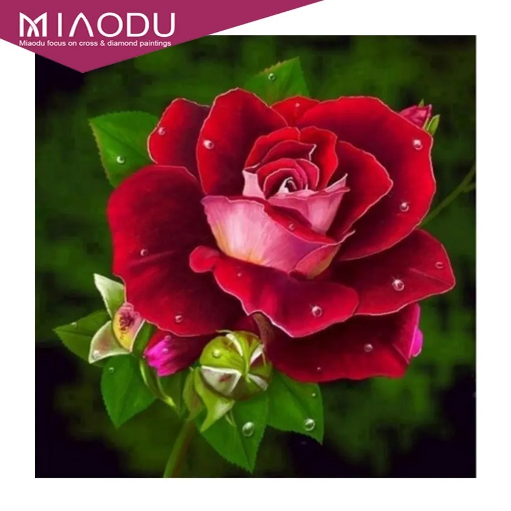 Miaodu Rose Patterns Diamond Embroidery Flower Full Square Mosaic Diamond Painting Cross Stitch Home Decoration Rhinestones
Miaodu Rose Patterns Diamond Embroidery Flower Full Square Mosaic Diamond Painting Cross Stitch Home Decoration Rhinestones